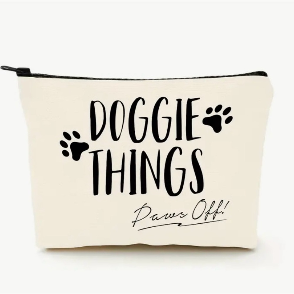 New Doggie Things Zippered Pouch Dog Accessories Dog Bag